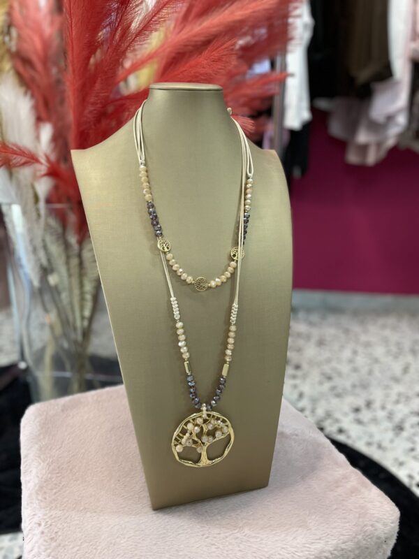 COLLANA DOPPIA CON CORALLI